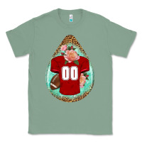 Sage american football and western roses teardrop Classic Tee - BundleAndBundleShop