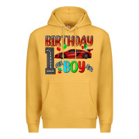 Mustard birthday boy 1 Premium Hoodie - BundleAndBundleShop
