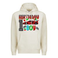 Oatmeal Heather birthday boy 1 Premium Hoodie - BundleAndBundleShop