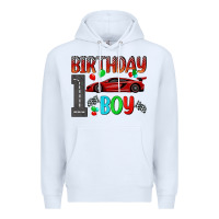 White birthday boy 1 Premium Hoodie - BundleAndBundleShop