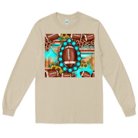Mushroom football leopard turquoise gemstone sunflower Long Sleeve Tee - JahusDesignShop