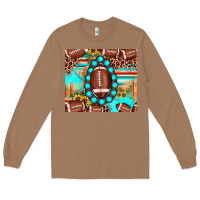 Toasted Coconut football leopard turquoise gemstone sunflower Long Sleeve Tee - JahusDesignShop