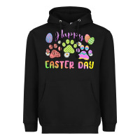 Black happy easter day paws Heavyweight Hoodie - MaliasSmallBusiness