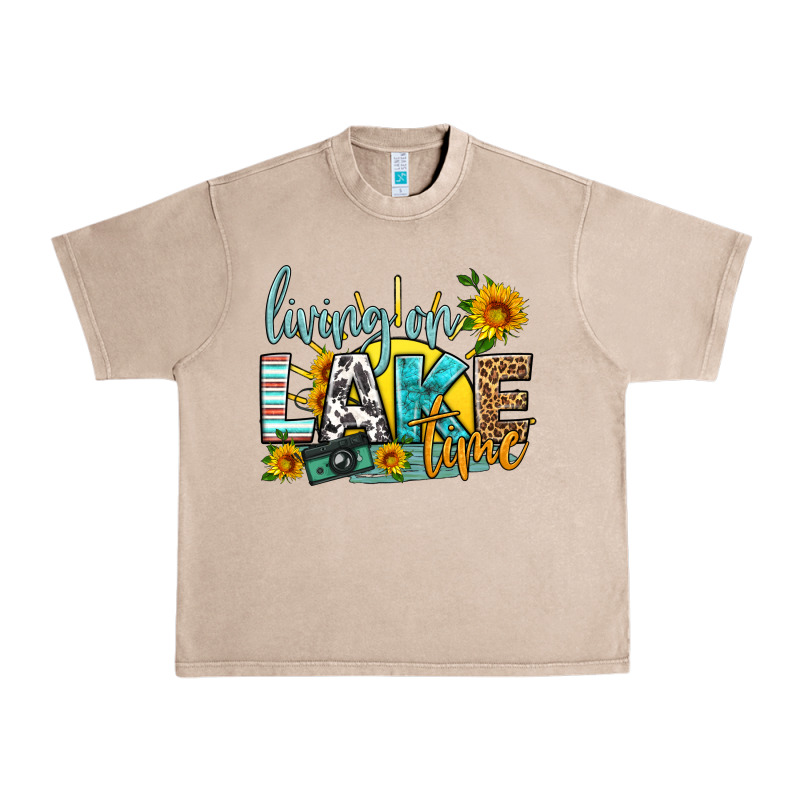 Living On Lake Time Urban Heavy Tee by HRA Design Shop | Teevron