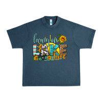 Midnight Navy living on lake time Urban Heavy Tee - HRA Design Shop