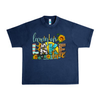 Navy living on lake time Urban Heavy Tee - HRA Design Shop