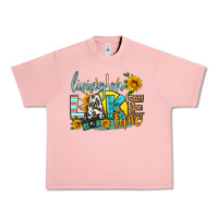 Salmon living on lake time Urban Heavy Tee - HRA Design Shop