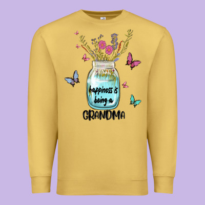 Grandma Preview Costom Name Premium Sweatshirt Designed By Maliassmallbusiness