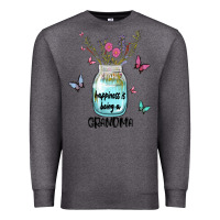 Charcoal Heather grandma preview costom name Premium Sweatshirt - MaliasSmallBusiness