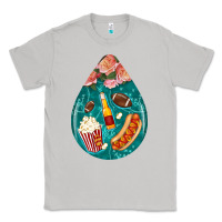 Moon Dust american football and western roses teardrop Classic Tee - BundleAndBundleShop