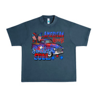 Midnight Navy American heart southern soul truck 4th of july Urban Heavy Tee - CowGirlArtShop