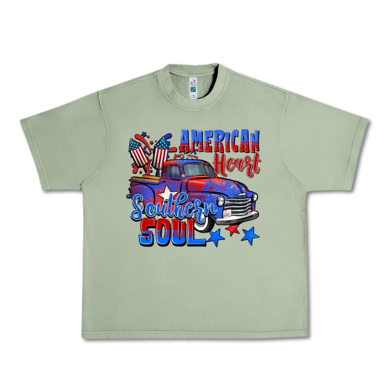 American Heart Southern Soul Truck 4th Of July Urban Heavy Tee by CowGirlArtShop | Teevron
