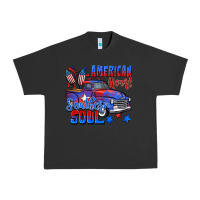 Pigment Black American heart southern soul truck 4th of july Urban Heavy Tee - CowGirlArtShop