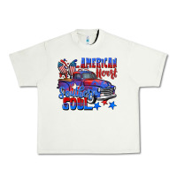 Pistachio American heart southern soul truck 4th of july Urban Heavy Tee - CowGirlArtShop
