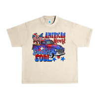 Sandshell American heart southern soul truck 4th of july Urban Heavy Tee - CowGirlArtShop