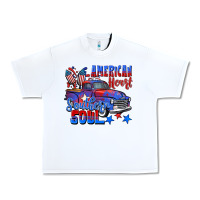 White American heart southern soul truck 4th of july Urban Heavy Tee - CowGirlArtShop