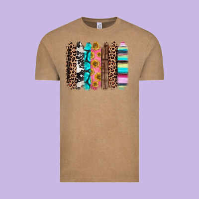 Western Brushstrokes Vintage Tee Designed By Cts Tumbler Store