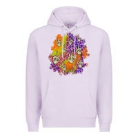 Lilac halloween patch Premium Hoodie - BundleAndBundleShop