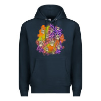 Navy halloween patch Premium Hoodie - BundleAndBundleShop