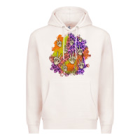 Pale Pink halloween patch Premium Hoodie - BundleAndBundleShop