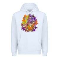 White halloween patch Premium Hoodie - BundleAndBundleShop