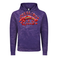 Cloud Purple feeling loved valentine's day Vintage Hoodie - RanaPortraitStore