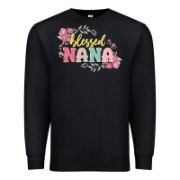 Black blessed nana Premium Sweatshirt - MaliasSmallBusiness