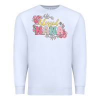 White blessed nana Premium Sweatshirt - MaliasSmallBusiness