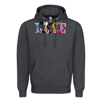Smoke love with cow Zipper Hoodie - AdoDesignShop