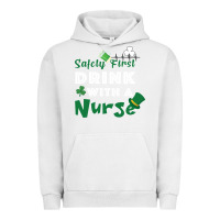 Pigment Lunar Rock Safety First Drink With A Nurse Urban Hoodie - Bettercallsaul