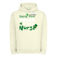 Pigment Pistachio Safety First Drink With A Nurse Urban Hoodie - Bettercallsaul