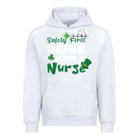 White Safety First Drink With A Nurse Urban Hoodie - Bettercallsaul