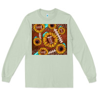 Matcha football leopard sunflower Long Sleeve Tee - JahusDesignShop