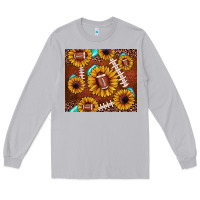 Moon Dust football leopard sunflower Long Sleeve Tee - JahusDesignShop