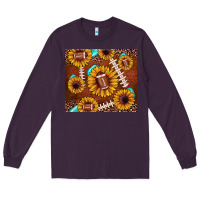 Plum football leopard sunflower Long Sleeve Tee - JahusDesignShop
