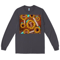 Smoke football leopard sunflower Long Sleeve Tee - JahusDesignShop