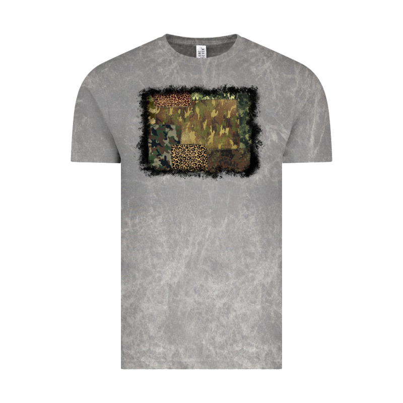Camouflage Leopard Background Vintage Tee by BarkalooDesign | Teevron