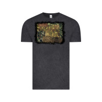 Vintage Black camouflage leopard background Vintage Tee - BarkalooDesign