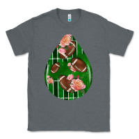 Charcoal Heather american football and western roses teardrop Classic Tee - BundleAndBundleShop