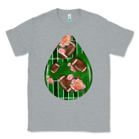 Heather Grey american football and western roses teardrop Classic Tee - BundleAndBundleShop