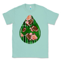 Seafoam american football and western roses teardrop Classic Tee - BundleAndBundleShop