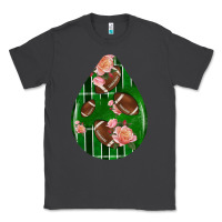 Smoke american football and western roses teardrop Classic Tee - BundleAndBundleShop