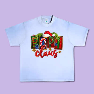 Christmas Popi Claus Urban Heavy Tee Designed By Fadigitalartstudio