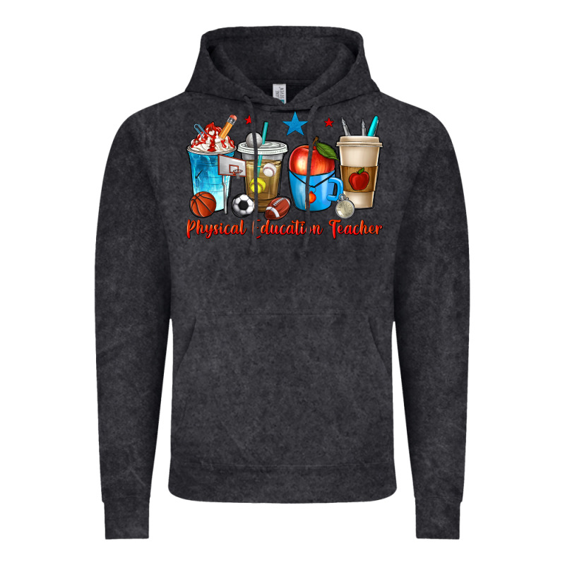 Physical Education Teacher Coffee Cups Vintage Hoodie by texasbilliewilder | Teevron