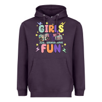 Plum girls just wanna have fun Heavyweight Hoodie - MaliasSmallBusiness