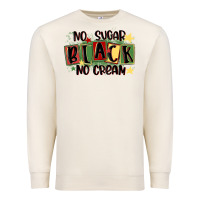 Sandshell no sugar black no cream Premium Sweatshirt - MaliasSmallBusiness