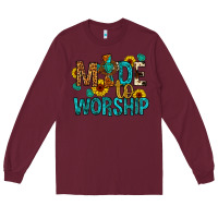 Burgundy made to worship Long Sleeve Tee - Artiststas