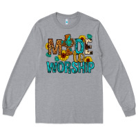 Heather Grey made to worship Long Sleeve Tee - Artiststas