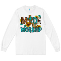 White made to worship Long Sleeve Tee - Artiststas