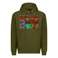 Army Green birthday boy 2 Premium Hoodie - BundleAndBundleShop
